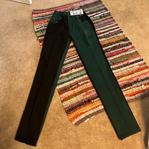 Western ethics size 7 new with tags green and black